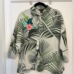 Anthropologie Hawaiian shirt